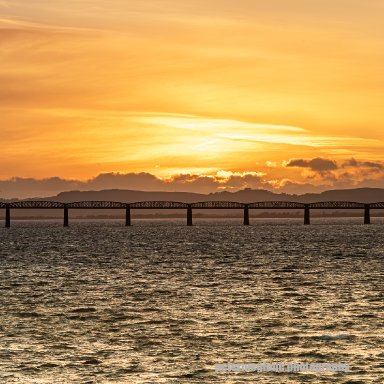 The Tay Bridge At Sunset